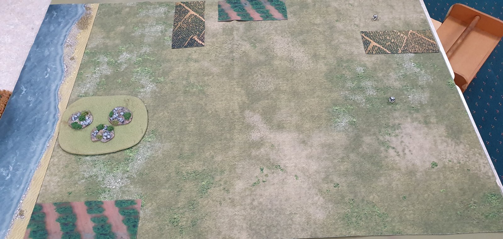 Final terrain placement