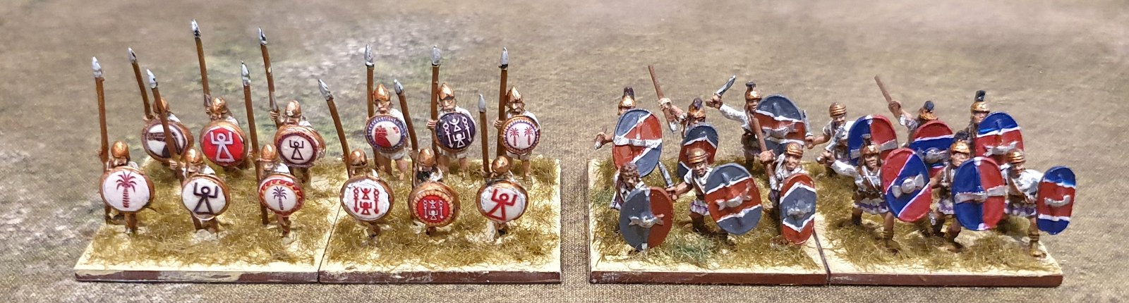 Militia and Spanish Medium Infantry