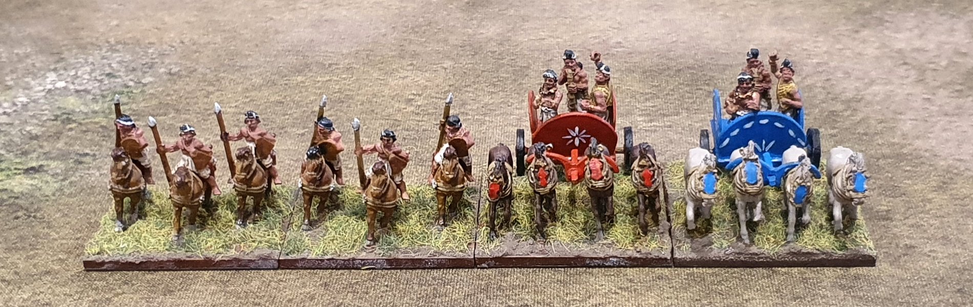 Indian Chariots and Horse