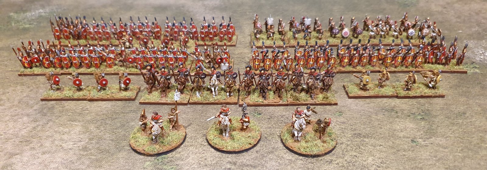 3 Legions plus auxileries